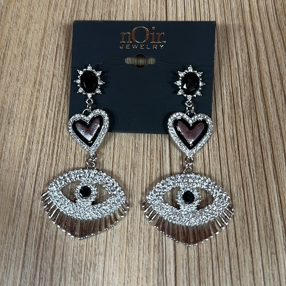 NoirJewelry  Statement Earrings - Picture 3 of 8